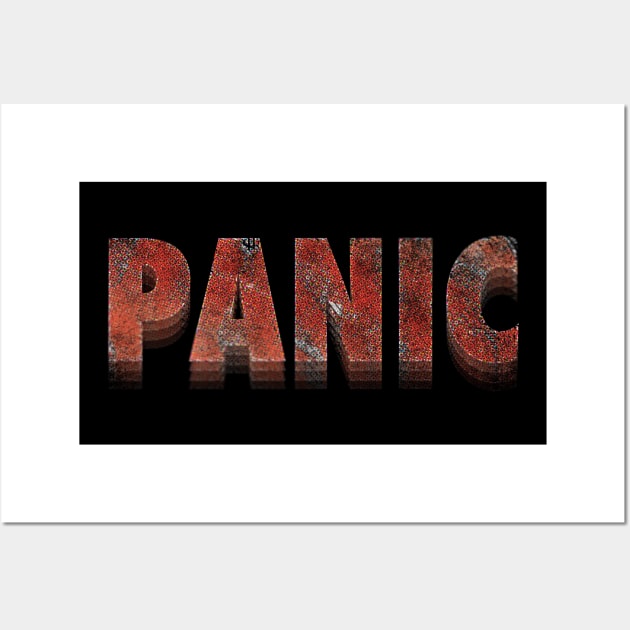 PANIC Wall Art by KilburKilbur